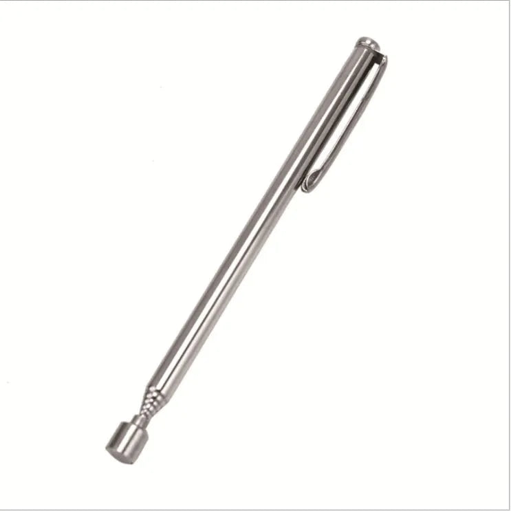 Stainless steel retractable magnetic pickup tool telescopic 14-53cm black silver for metal object retrieval