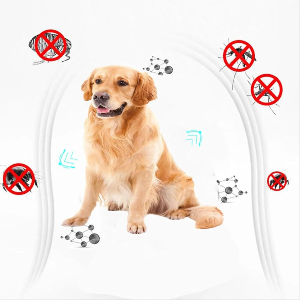 Double-sided plastic flea comb for pets with dense teeth and 0.85 cm width for dog and cat grooming
