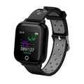 M6 smart call watch with TWS headset combo in black on a silicone sports wrist strap