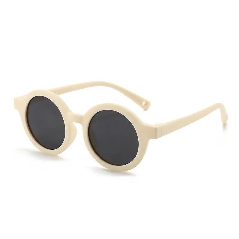 Children's round-frame polarised sunglasses with UV400 protection for 0-3 year olds
