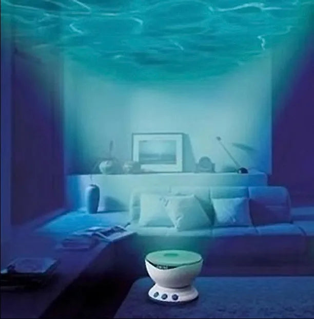 Blue ocean projection lamp with DLP correction technology for 5 metre drop distance