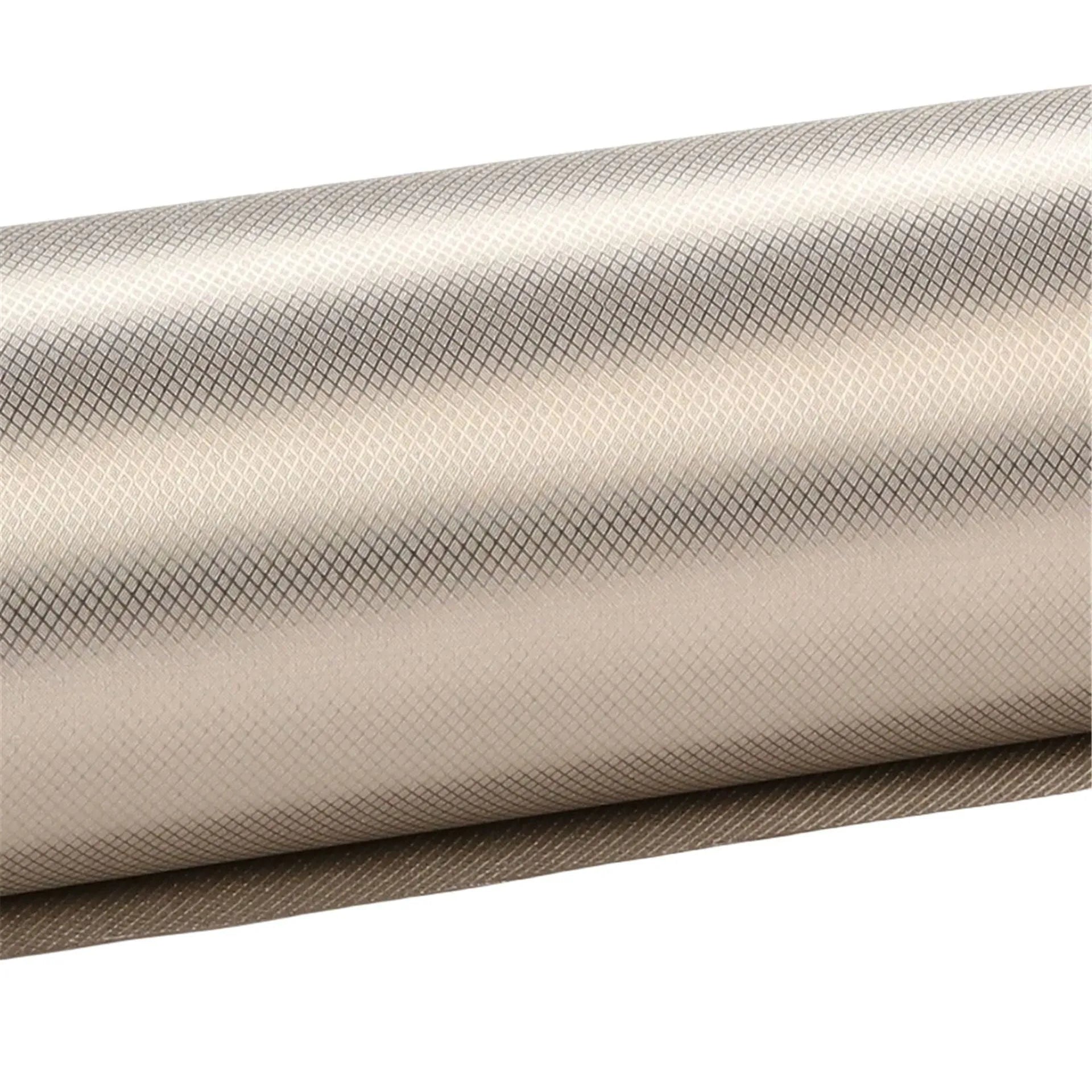 Grey diamond lattice radiation protection fabric with copper nickel blend for RFID signal shielding applications