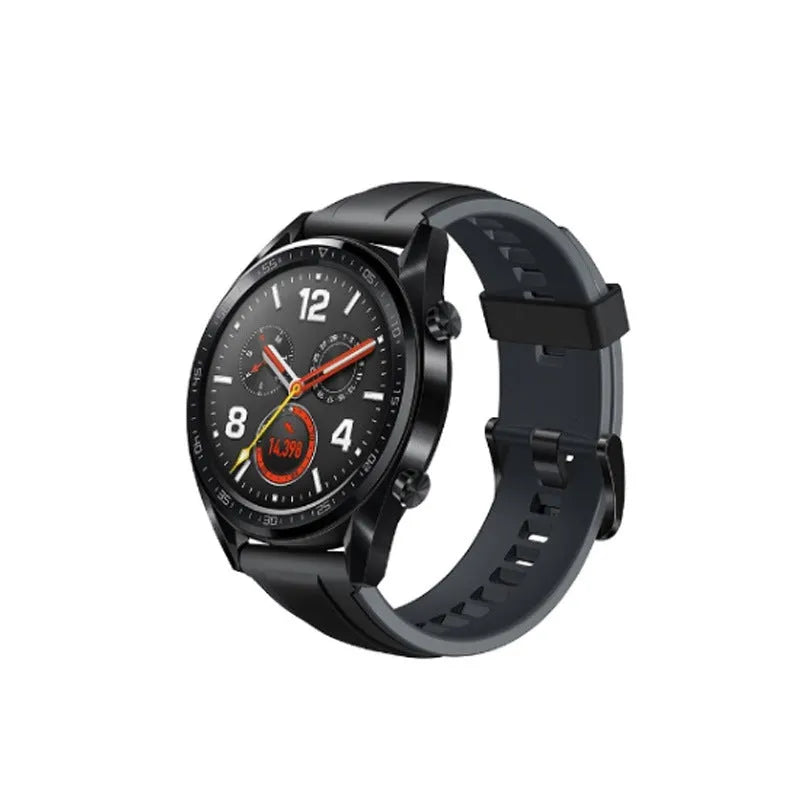 Three transparent PET screen protectors for Ticwatch2 smartwatch on packaging.
