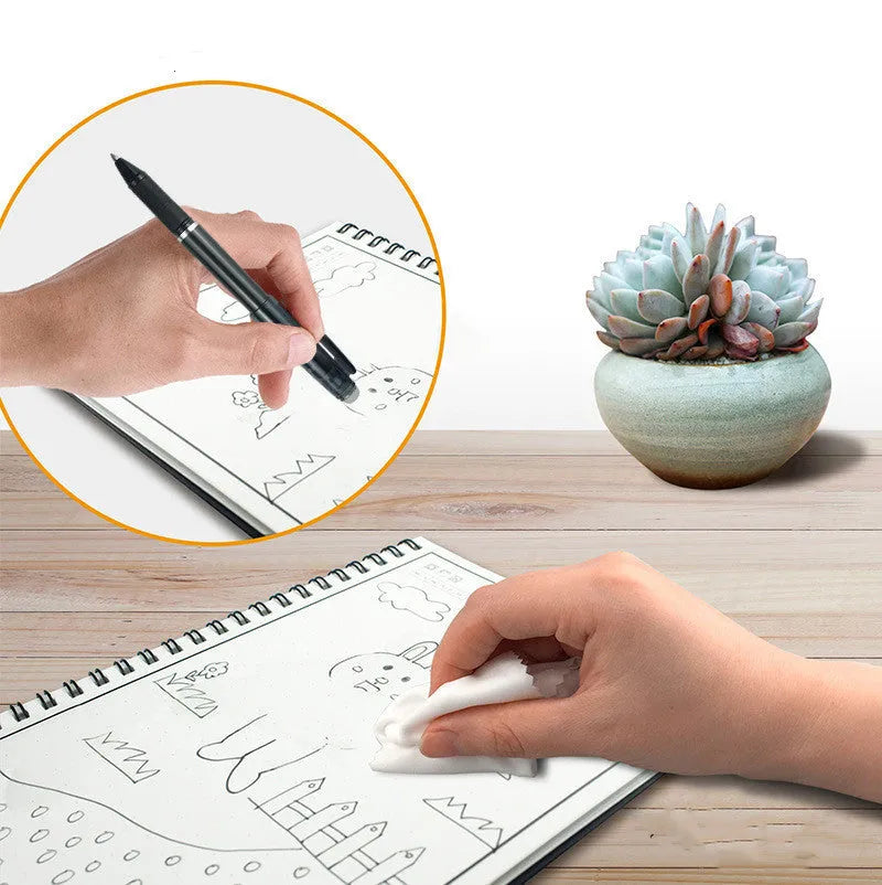 Business intelligence notebook with PVC cover, A5 B5 sizes, voice recording, handwriting recognition, and mobile scanner