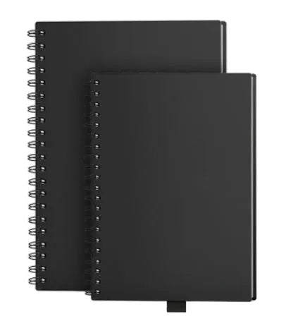Business intelligence notebook with PVC cover, A5 B5 sizes, voice recording, handwriting recognition, and mobile scanner