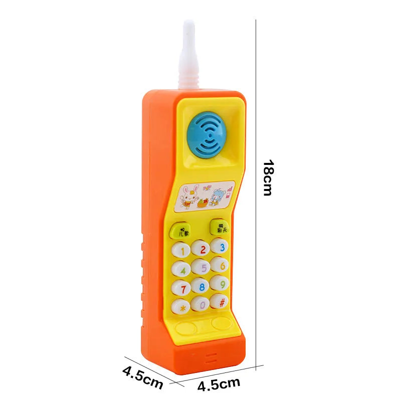 Children's educational cartoon animal toy with sound and light features for age 3