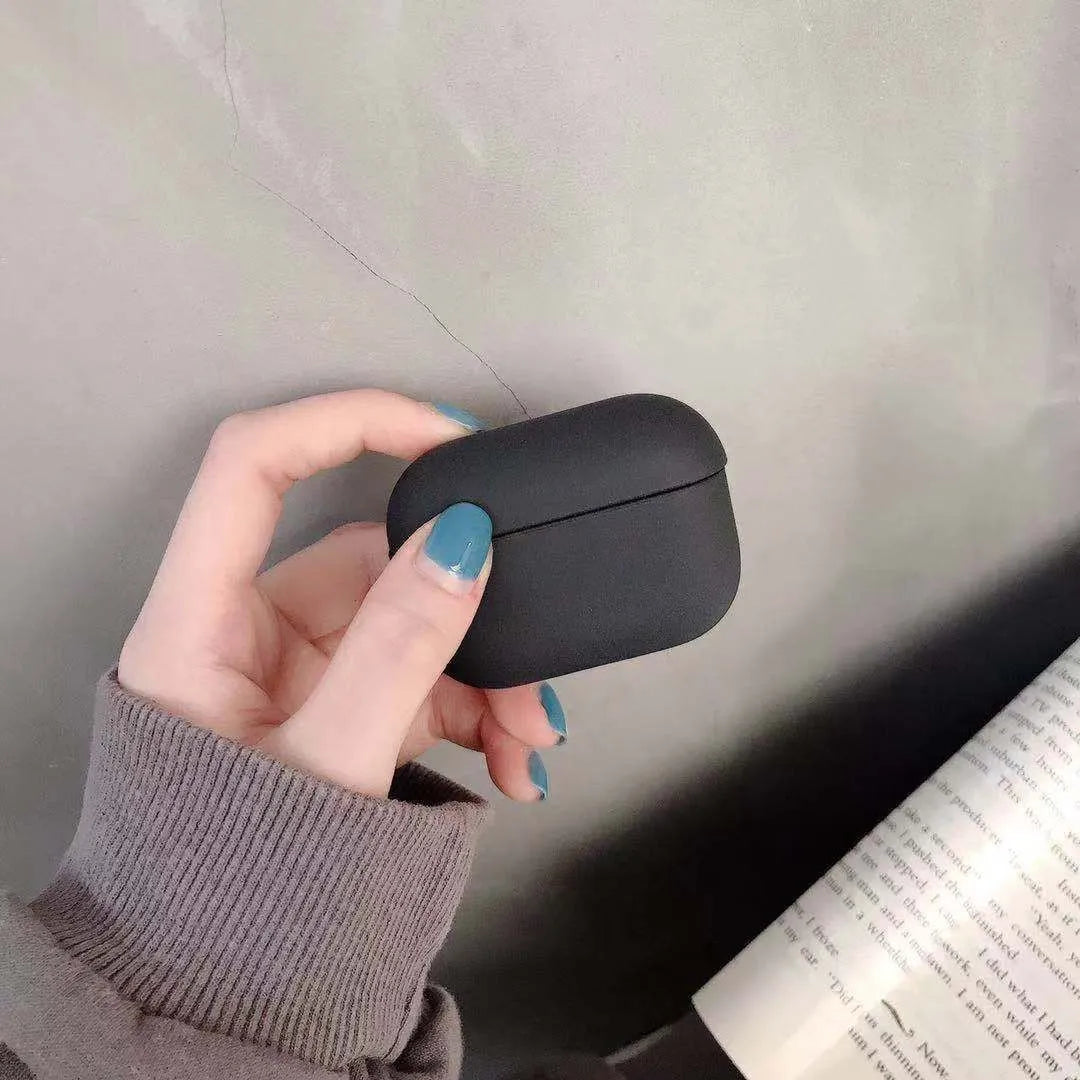 Compatible plastic protective case for Apple AirPods Pro shown in multiple colour options.