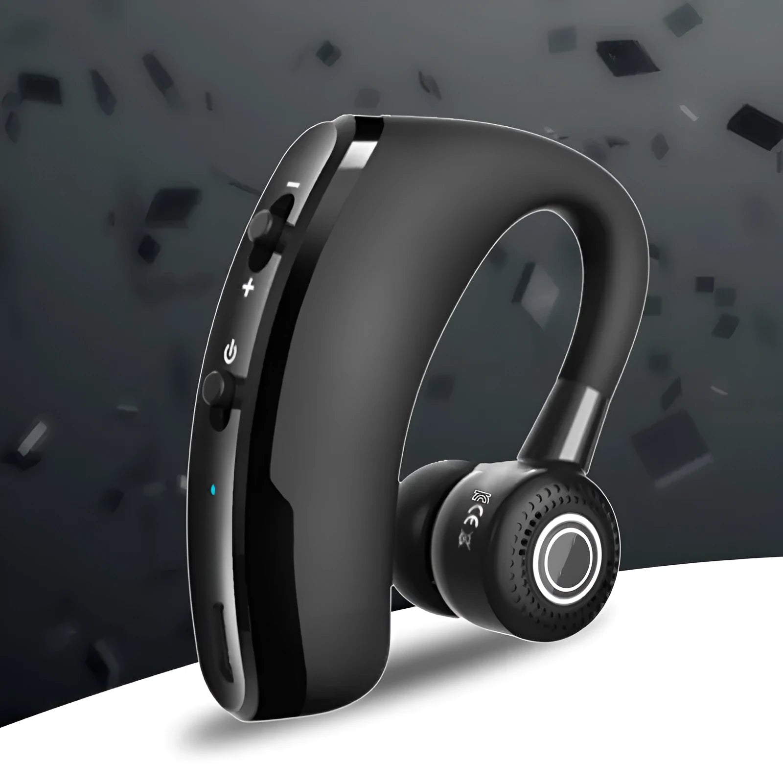 Business Bluetooth handsfree noise cancelling headset with rotating arm and portable storage box