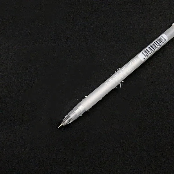 Touchnew hand-painted highlight pen in golden, silver and white colours for black card artwork