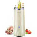 Beige mini breakfast machine with compact design for kitchen counter use