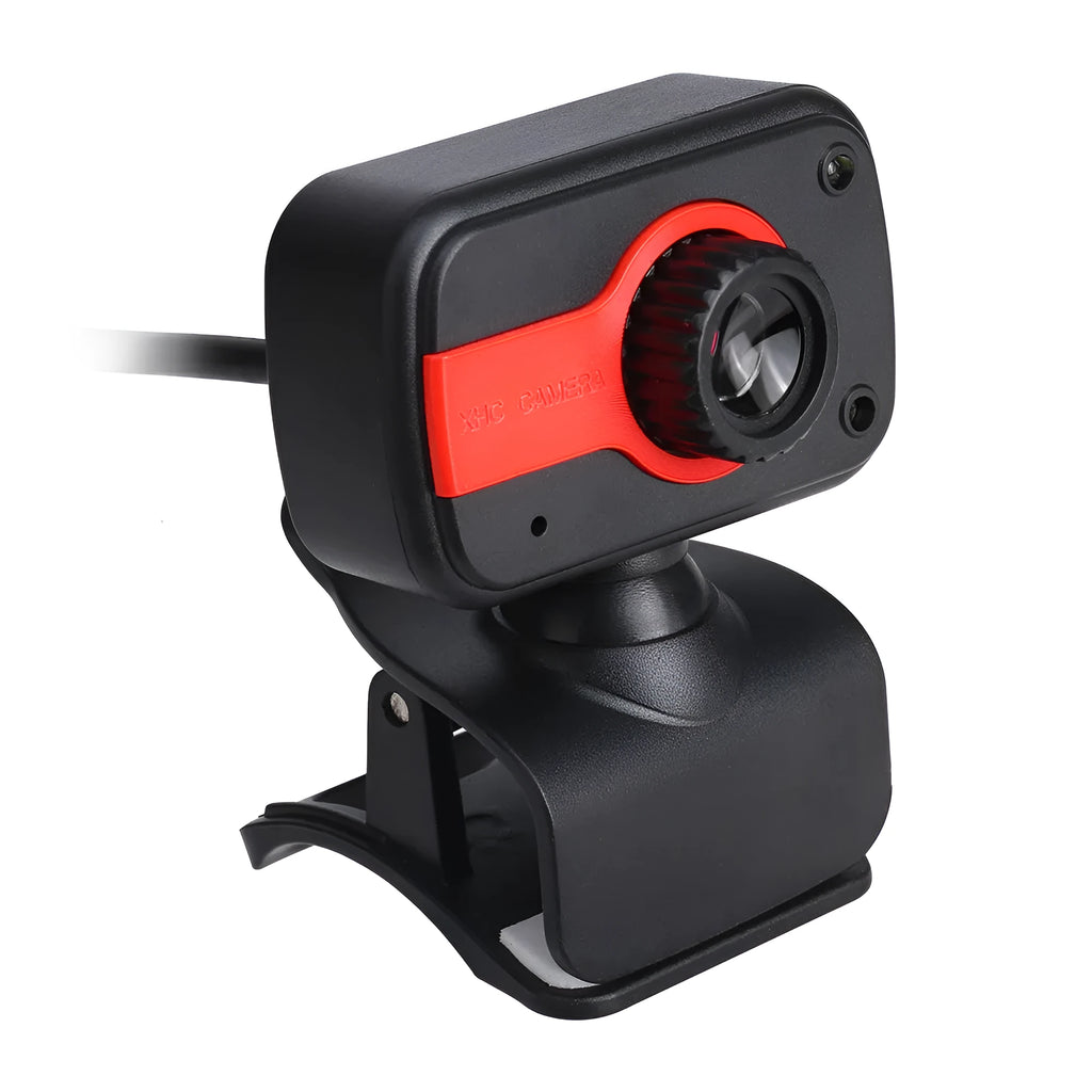 Blue, red or white mini USB webcam with a rotating head on a 1.45m cable.