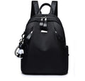 Medium Oxford cloth rucksack with multiple compartments showing mobile phone pocket and ID holder