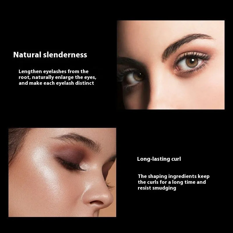 Black 4D waterproof mascara tube for long, thick, curling lashes.