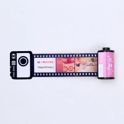 Wooden photo film album with tote bag in Kodak yellow, pink, and peacock blue colour options