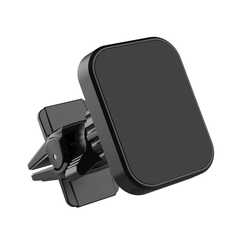 Black car air vent magnetic phone holder with round head design for universal smartphone mounting