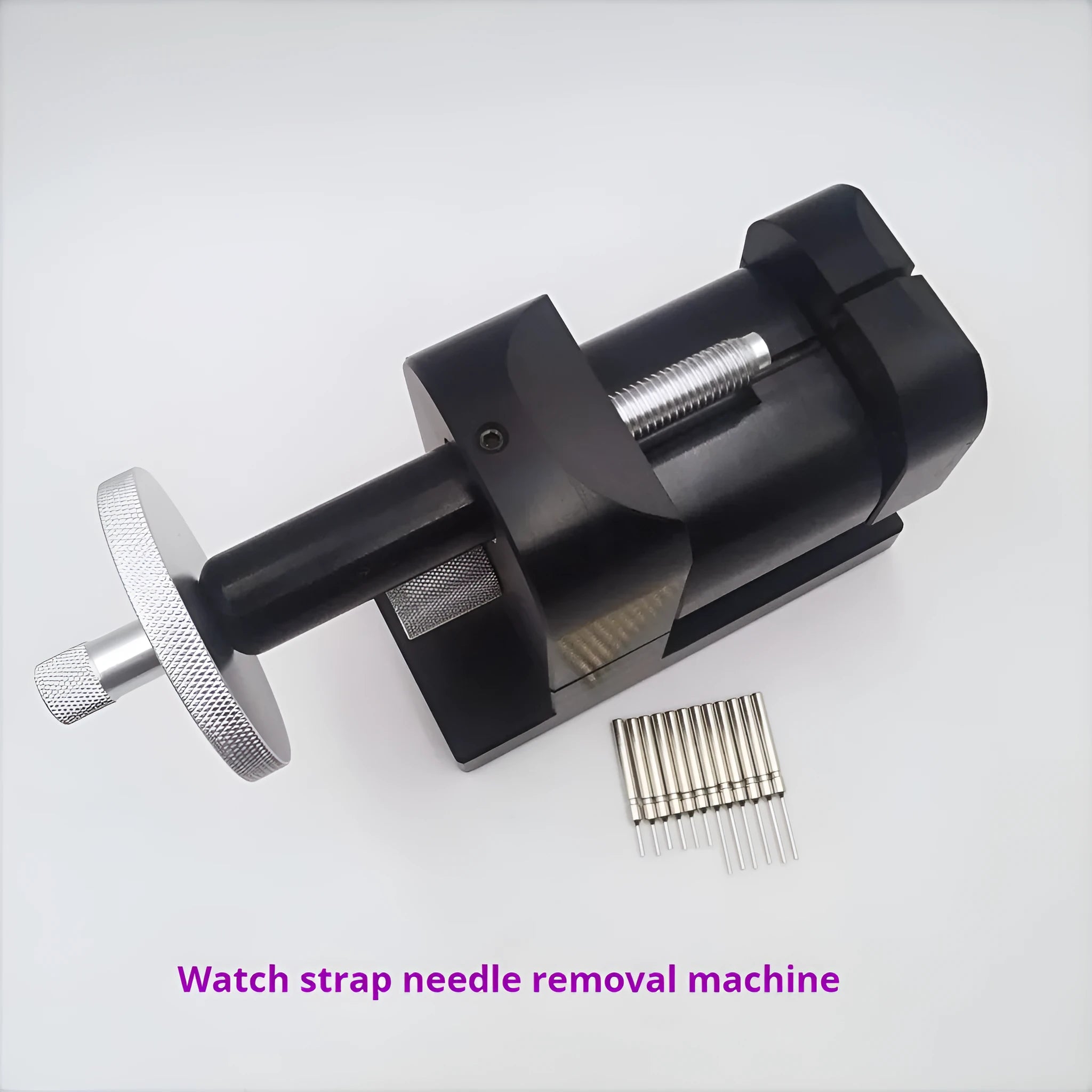 Watch strap removal tool kit with alloy steel construction and 12-piece set for watch repair