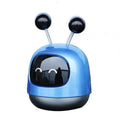 Creative robot car design car vent air freshener aromatherapy decoration in blue, grey, or red.