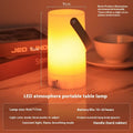 Outdoor charging retro campsite lamp with flame mode, 9x16cm PS acrylic construction