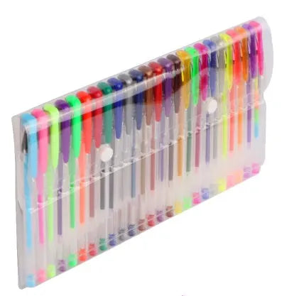Colour gel pens showing 2.2mm inner diameter ink tube with 25 and 50 pack options