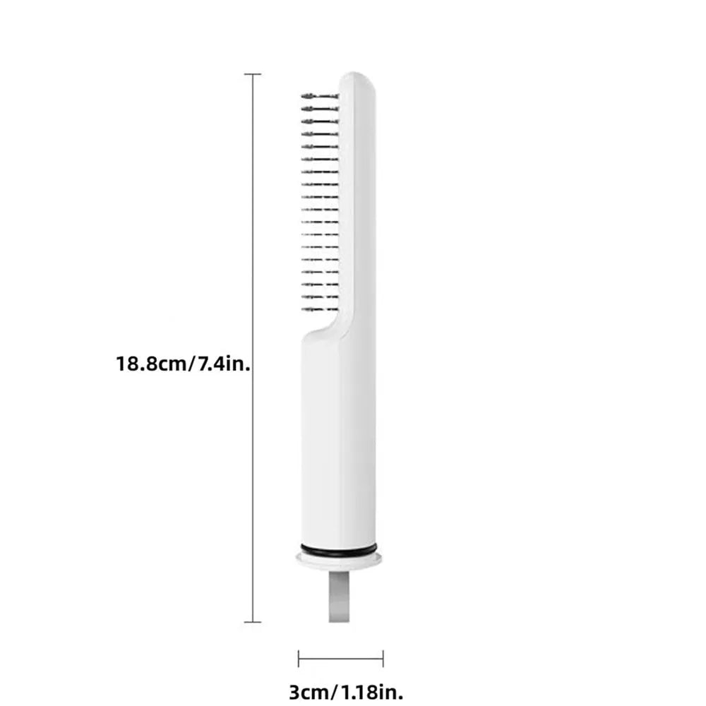 Stainless steel pet dematting comb with user-friendly handle for removing knots and mats from dog's coat