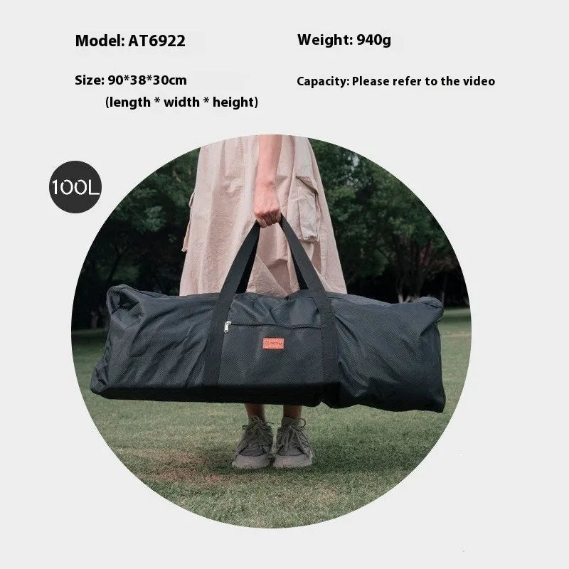 Large waterproof camping storage bag for folding chairs and tables with 1680D Oxford cloth construction
