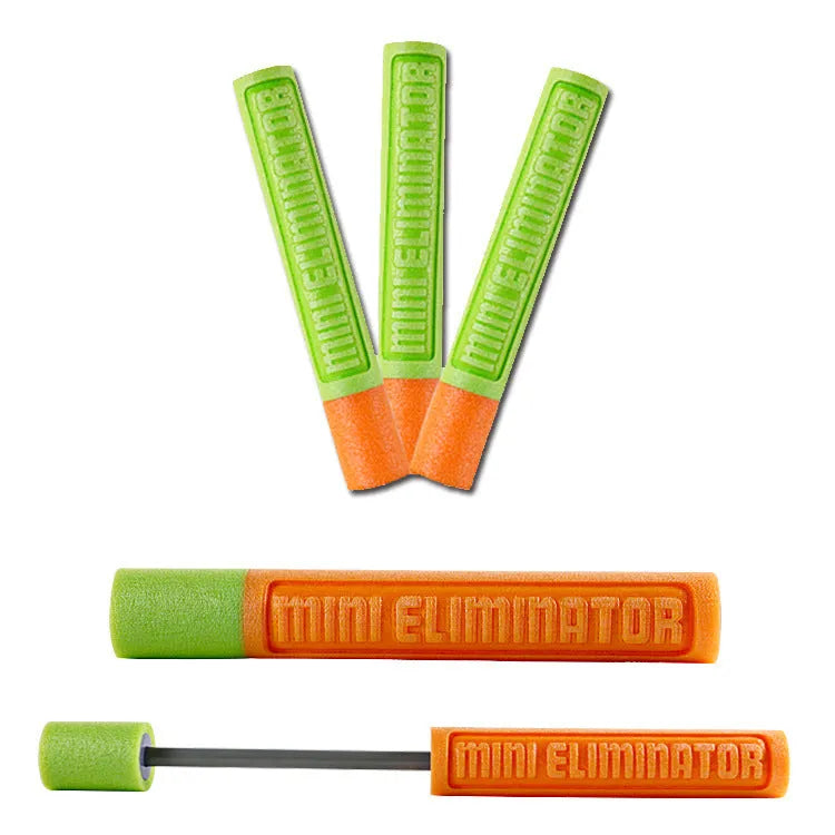 Orange EVA foam handle water blaster toy with plastic body for summer outdoor water games