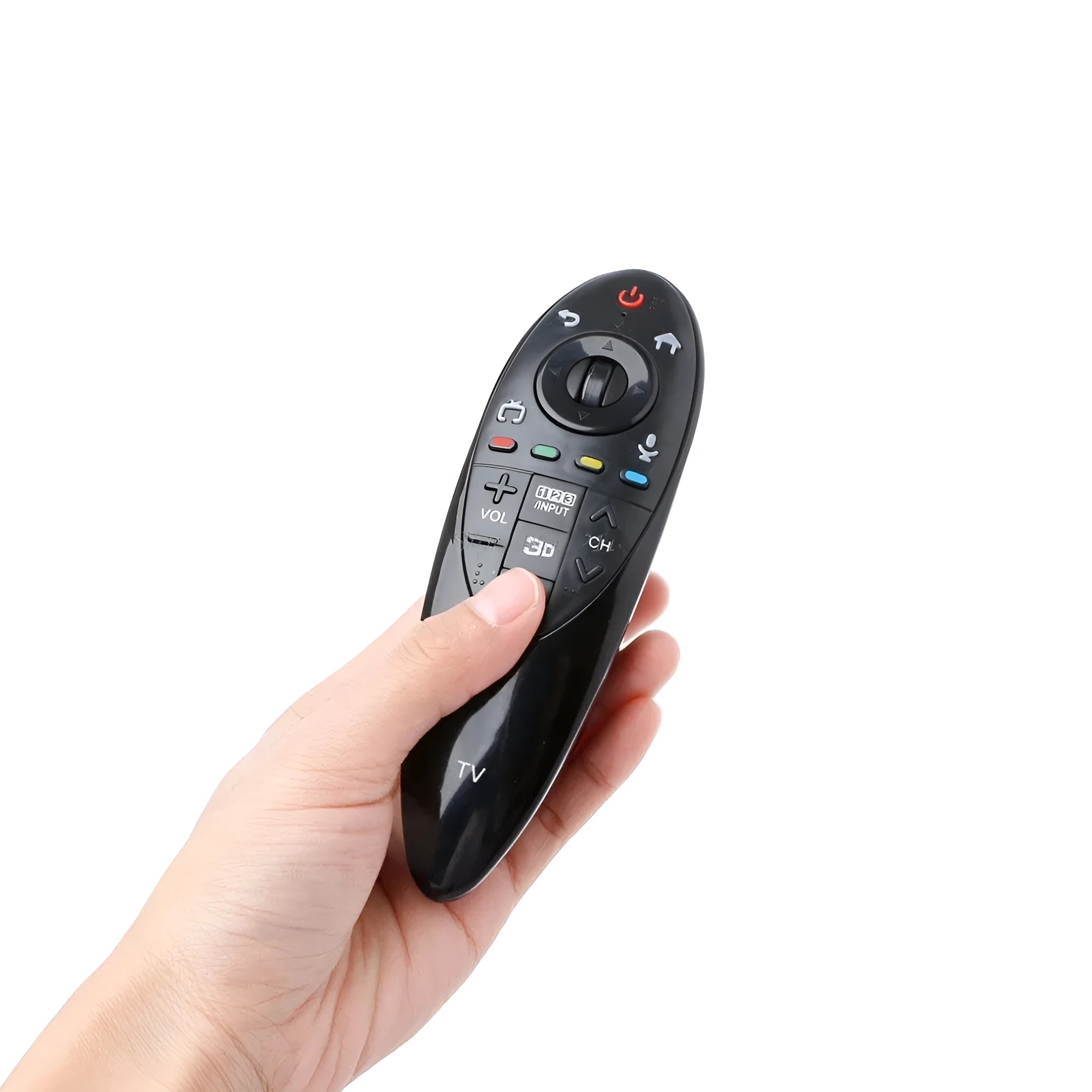 Black universal remote control replacement for LG AN-MR500G and AN-MR500 Smart TV models