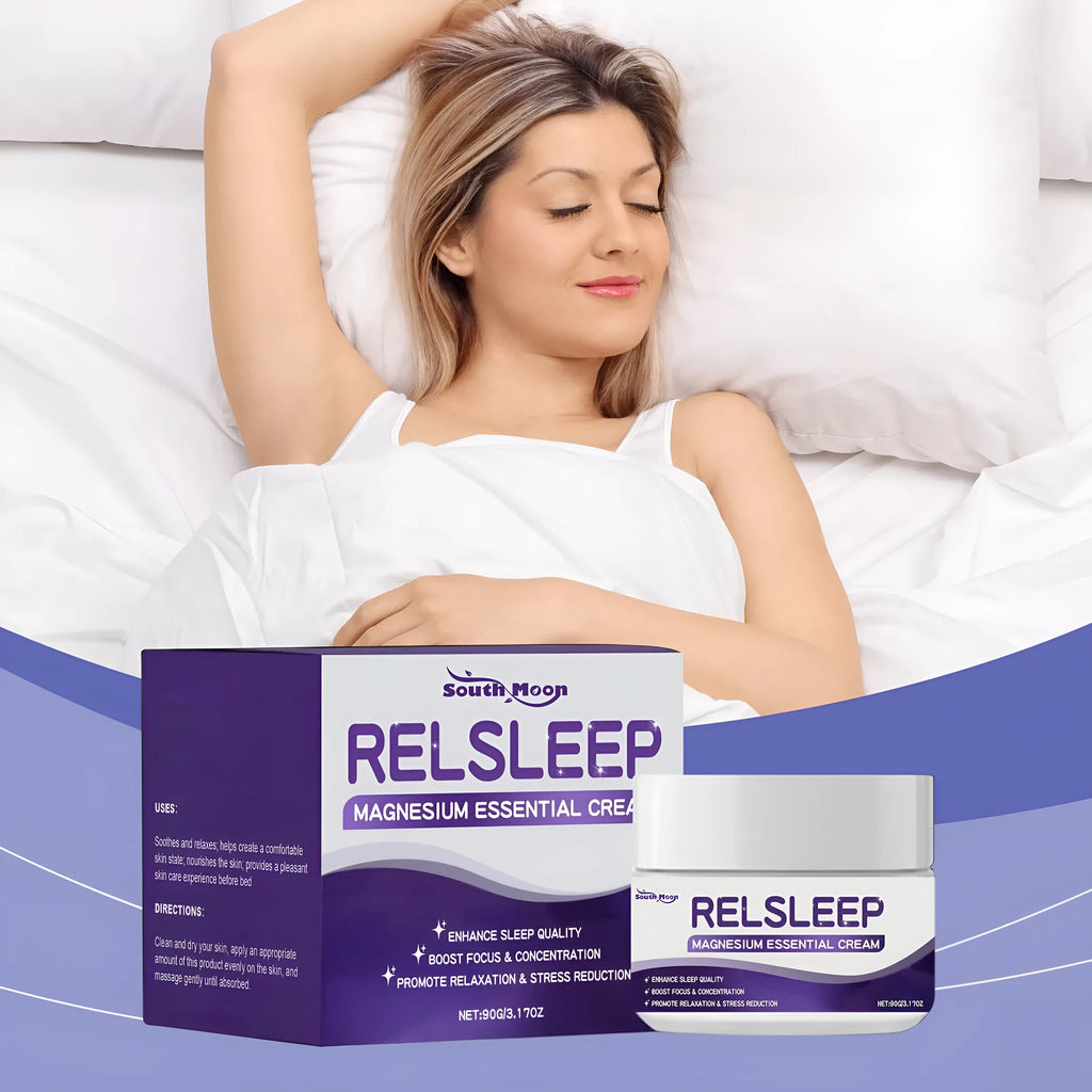 Sleep Magnesium Essence Cream 90g container with honey and soothing ingredients