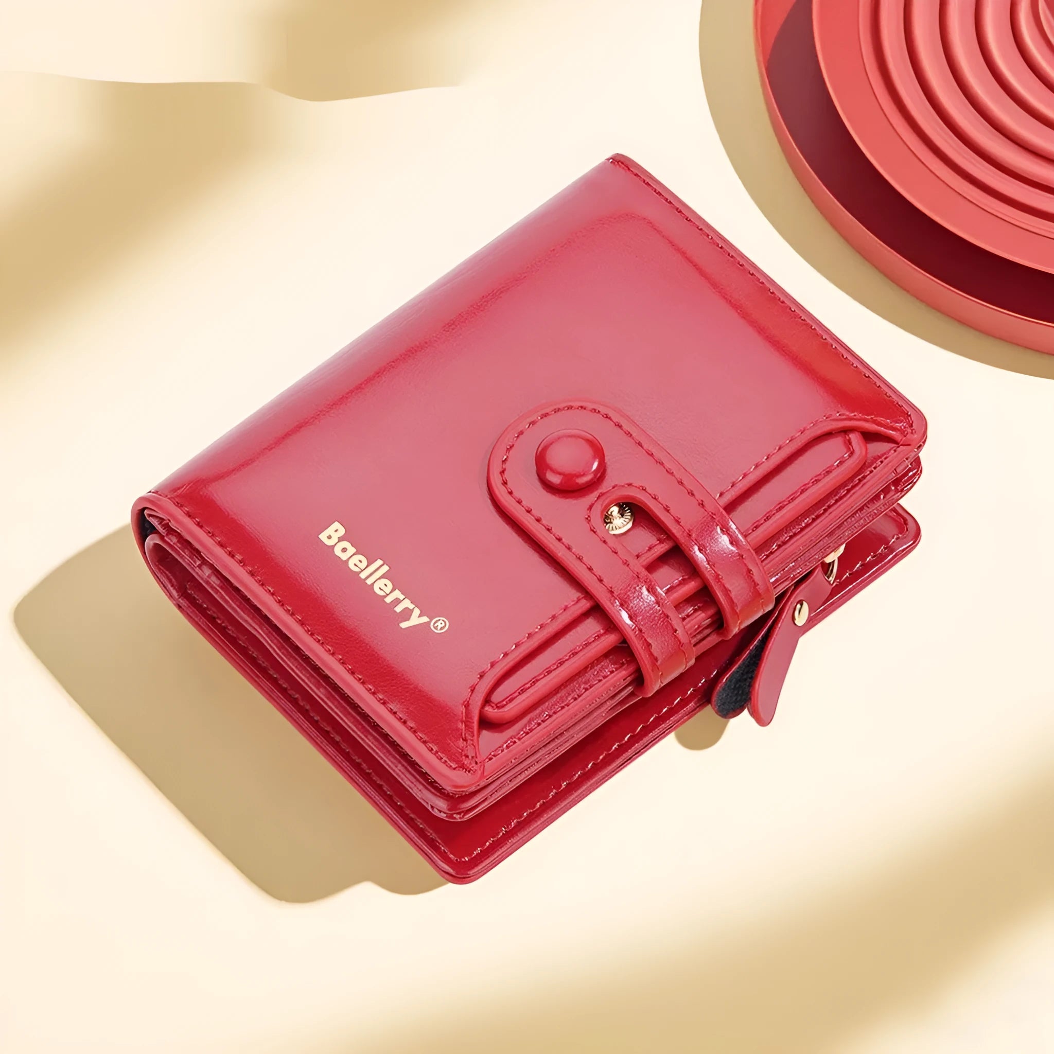 Slim PU leather women's wallet card holder for coins and notes in multiple colour options