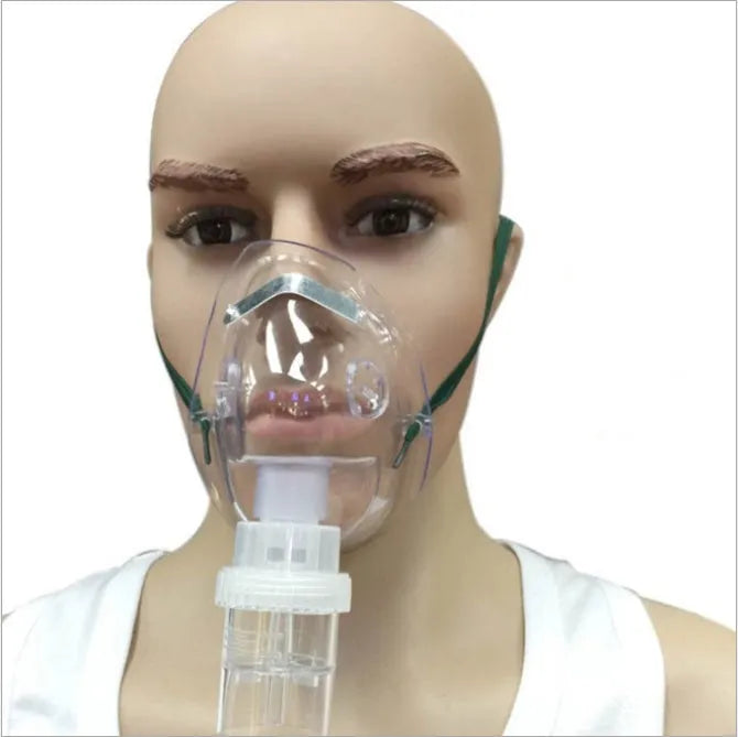 Soft rubber mask strap adjuster or ear saver accessory on a white background.
