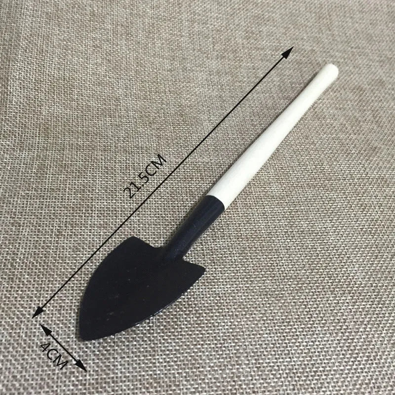 Succulent gardening tool set including small watering can, tweezers, mini shovel and rake for indoor plants