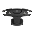 Black F5 mobile game controller for smartphones showing joystick and buttons.