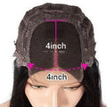 Real human hair lace front wig with transparent 4x4 lace, shown in a Star Fashion style.