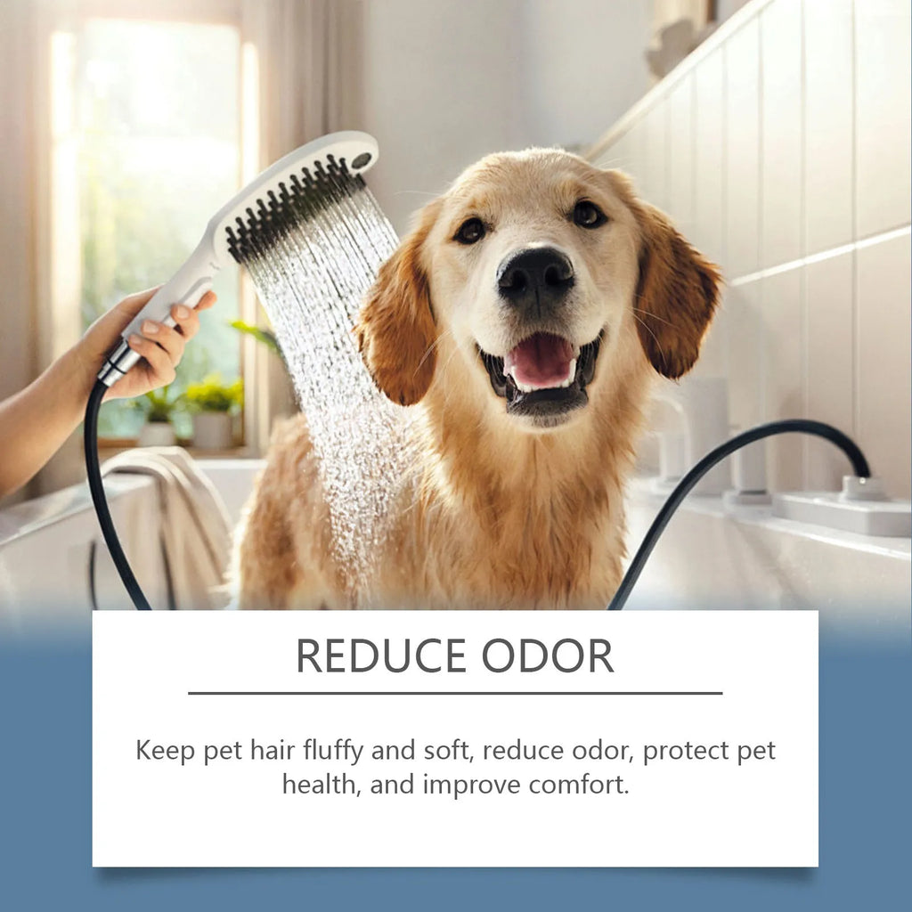 100ml mild pet shampoo bottle for cats and dogs with milk and coconut oil