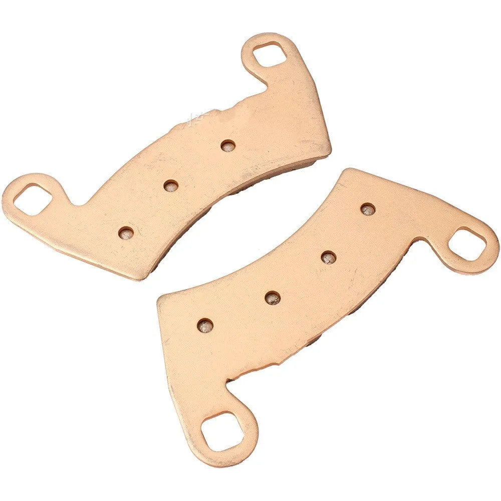 FA452 sintered brake pads for Polaris UTV vehicles showing metallic construction