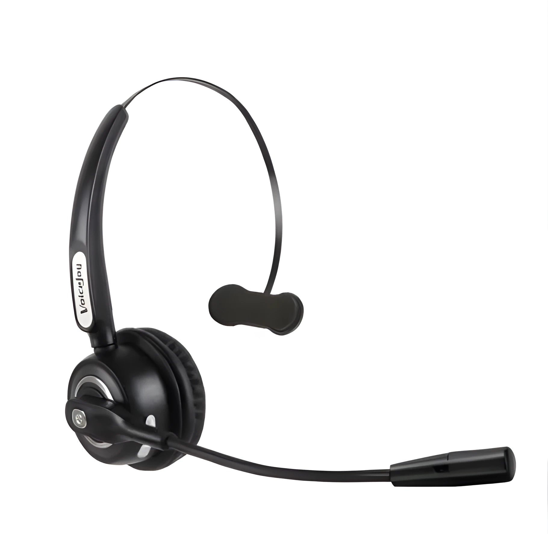 Bluetooth headset with microphone for truck drivers featuring noise cancellation technology