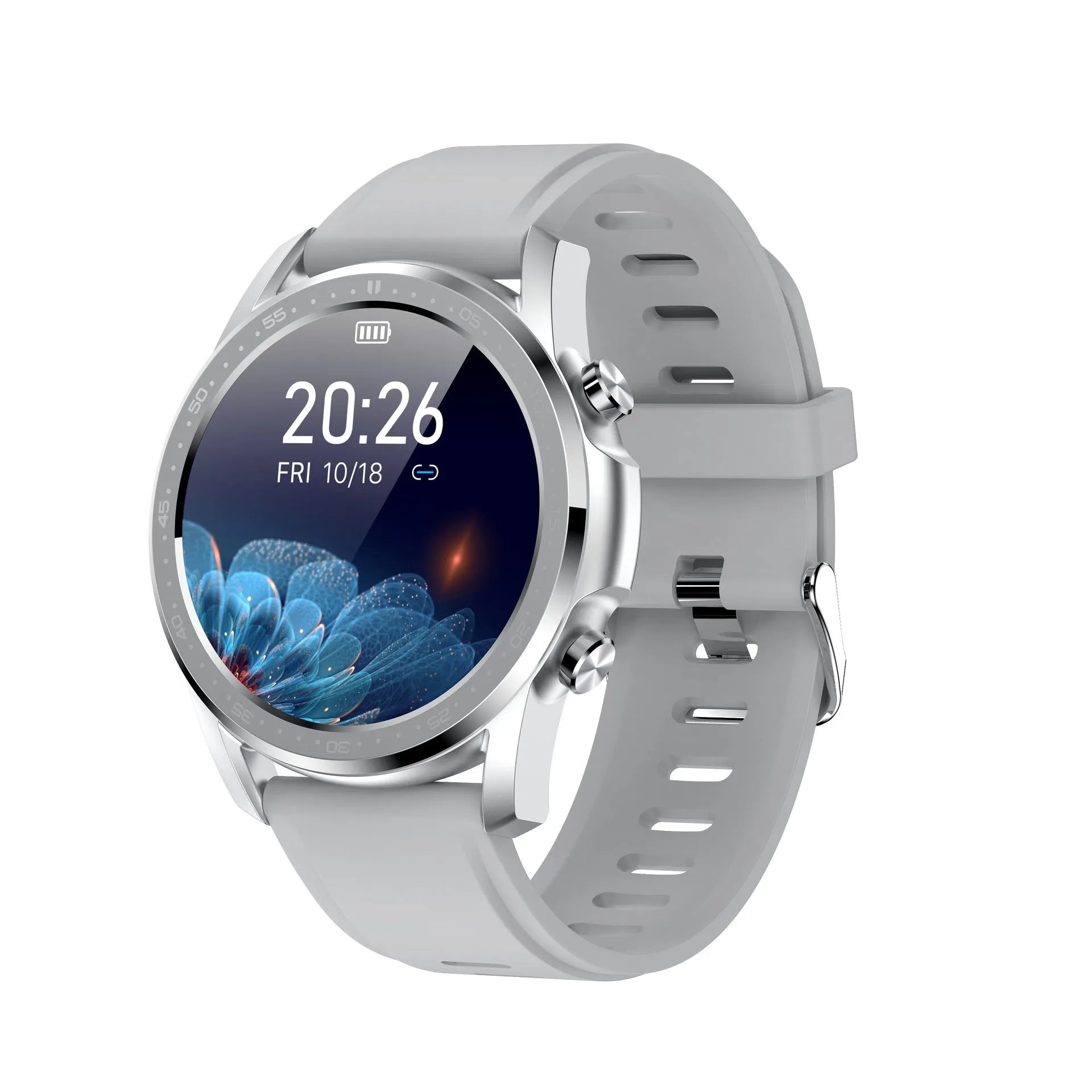 Youth2 black smart bracelet with 1.3-inch screen on a wrist, showing body temperature data.