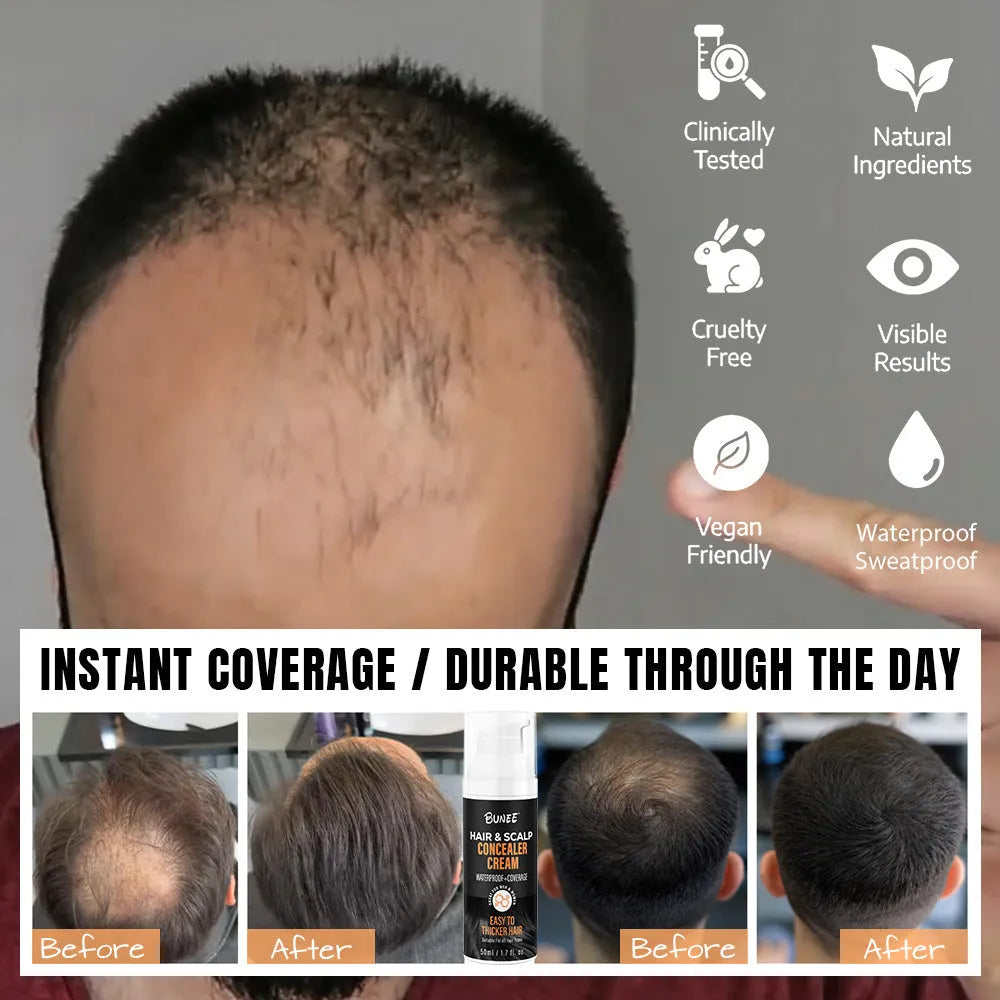 30 ml scalp concealer pomade bottle for covering hair thinning areas on the scalp