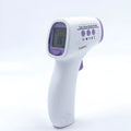 White digital non-contact thermometer with LCD display for temperature measurement
