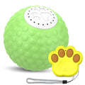 Remote control cat toy with rolling ball in blue, green and yellow colour options