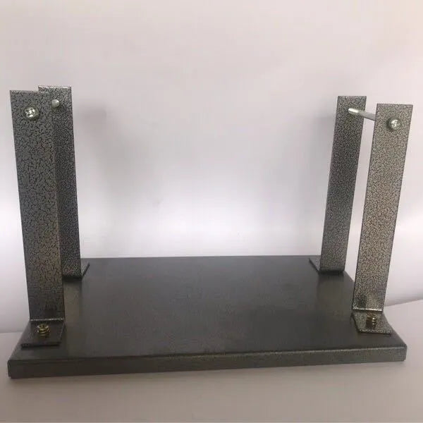 Black iron flip chip bracket accessory for a portable electric planer.