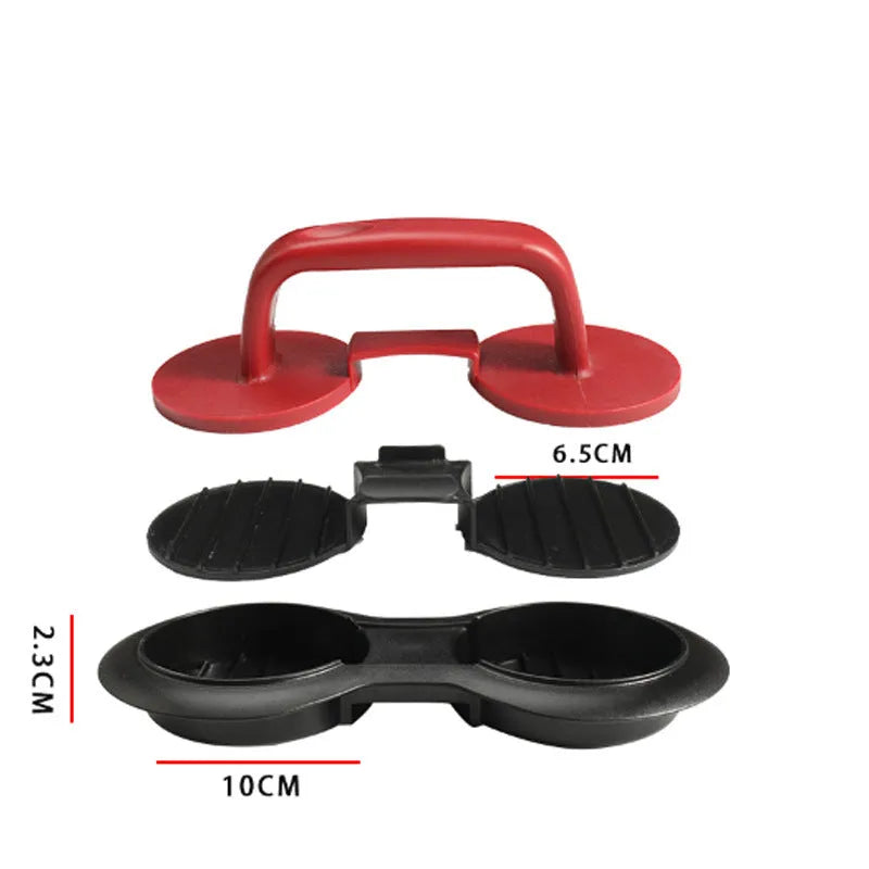 Black burger press mould on kitchen counter making hamburger patty