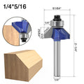 Hard alloy angle cutter woodworking milling tool with 13mm blade diameter