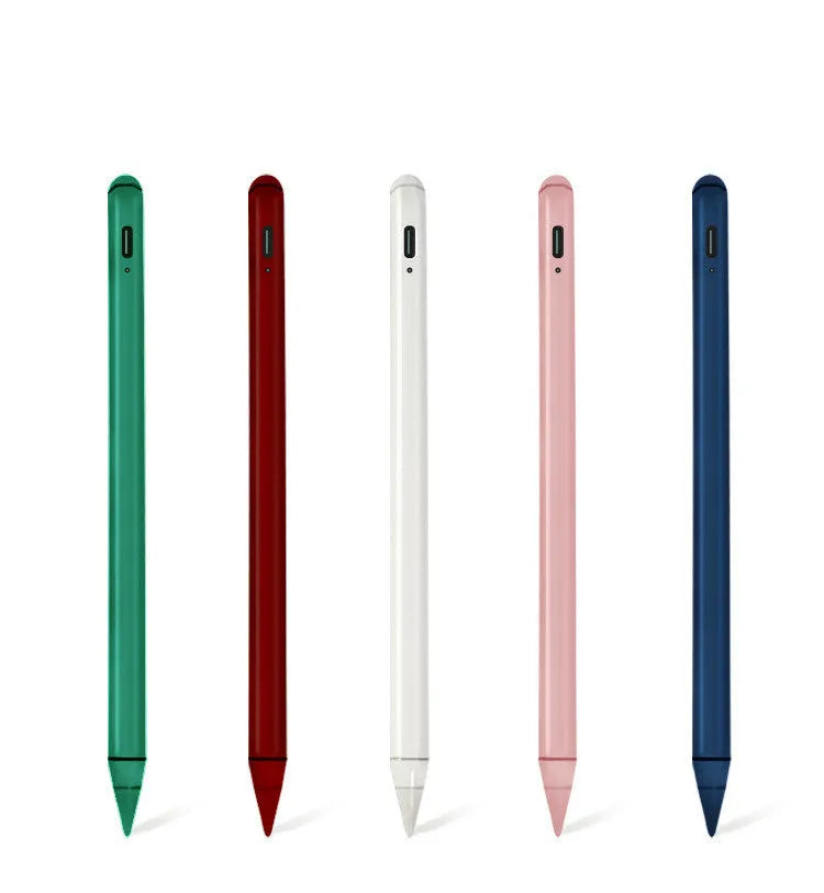 White magnetic iPad stylus with plastic construction weighing 13 grams
