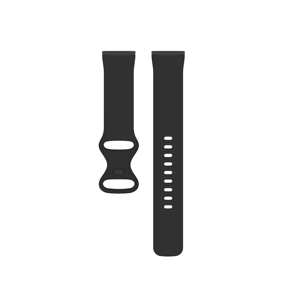 Fitbit Versa 3 smartwatch replacement strap in TPU silicone shown in multiple colour options
