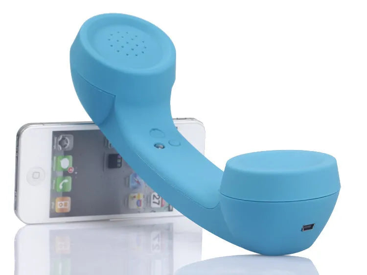 Bluetooth retro microphone wireless headset in hanging ear design with six colour options