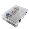 Arduino Uno R3 starter kit with RFID sensor and white plastic storage box