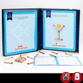 Thinking Match Montessori wooden educational toy set with question cards and matches for problem solving