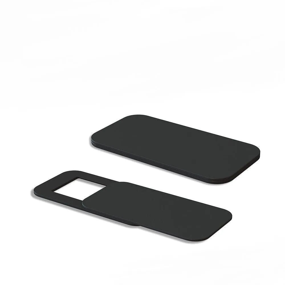 Camera privacy cover slide in oval plastic shape for phone or laptop webcam