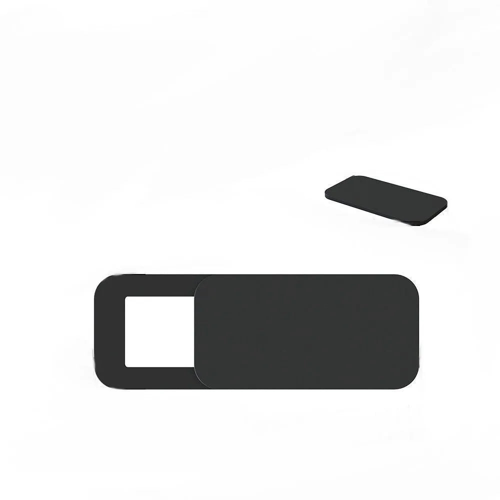 Camera privacy cover slide in oval plastic shape for phone or laptop webcam